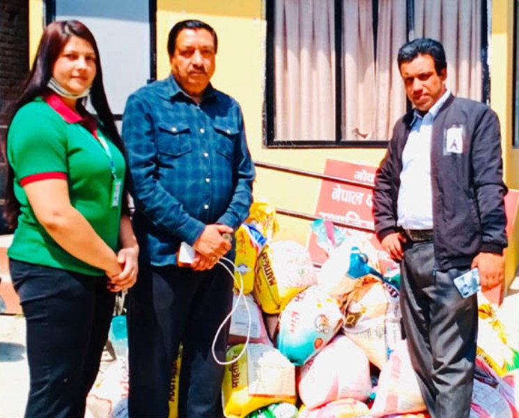 नेचुरल साकोसद्धारा पचास परिवारकालागि खाद्यान्न सहयोग